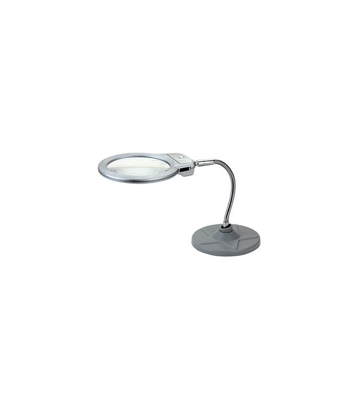 Lupa de escritorio 90mm y luz led
