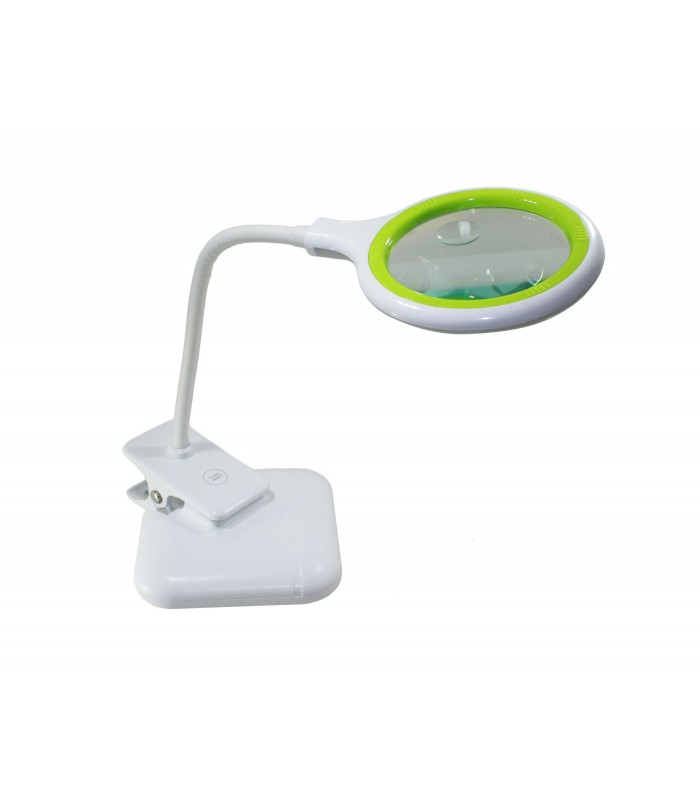Lámpara led con lupa de escritorio