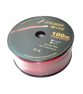 Cable Paralelo 2x10 AWG Rojo Negro 100 m