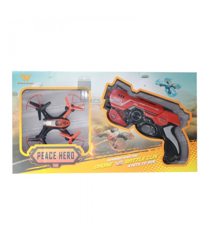 Mini Drone + pistola laser