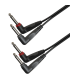 Cable Doble Jack Mono 6,3 mm - 3 metros