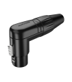 Conector canon XLR Hembra 90°