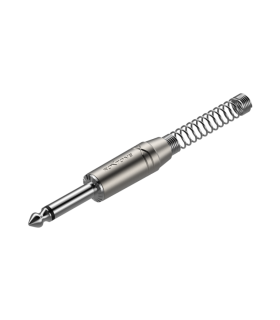 Conector Mono 6.3mm con resorte