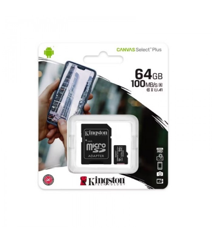 Tarjeta de Memoria Kingston 64GB Canvas