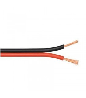 Cable Paralelo 2x16 AWG Rojo Negro por Metro