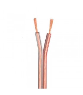 Cable Paralelo 2x10 AWG Transparente por Metro
