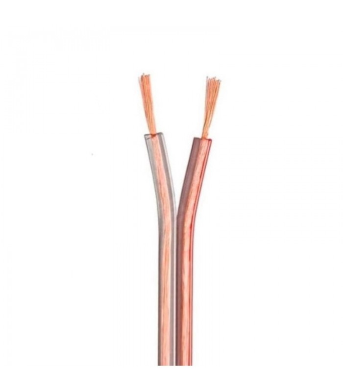 Cable Paralelo 2x18 AWG Transparente por Metro