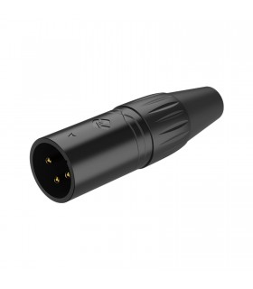 Conector XLR Macho Negro
