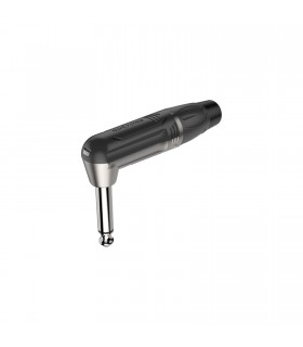 Conector 90° 6.3mm Mono aleación de Zinc