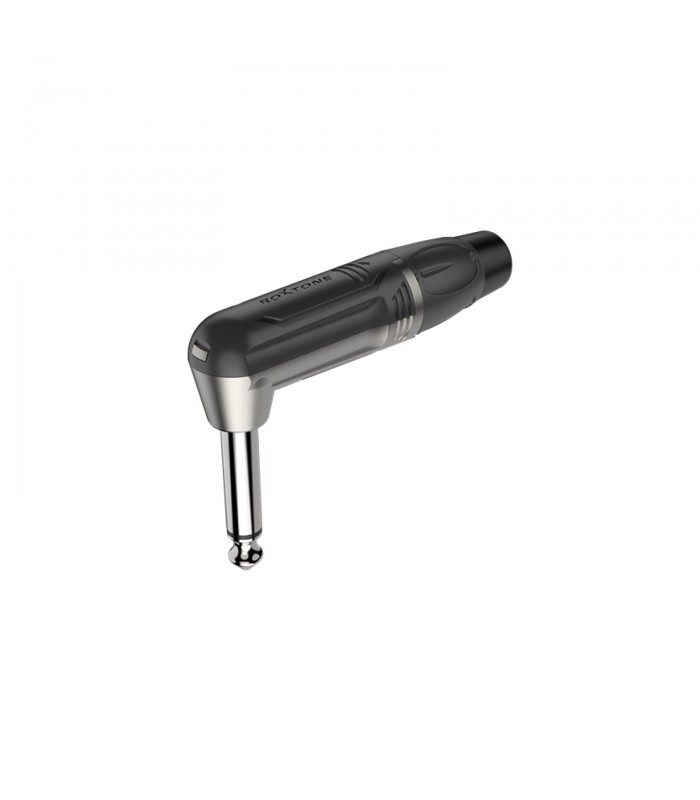Conector 90° 6.3mm Mono aleación de Zinc