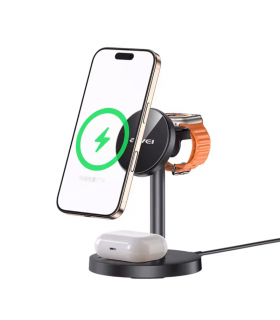 Cargador Inalámbrico Awei 3 en 1