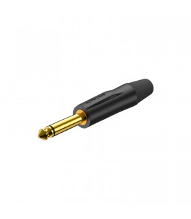 Conector Gold jack 6.3mm Mono