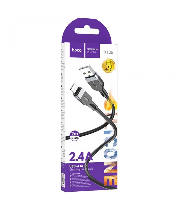 Cable Hoco USB-A a Lightning 2M