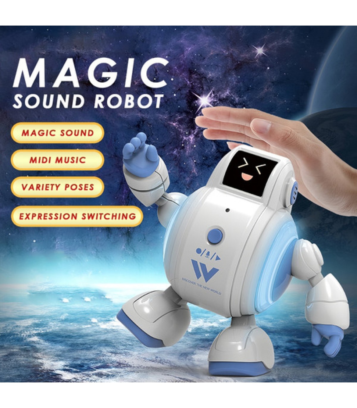 Robot interactivo musical y grabador de voz