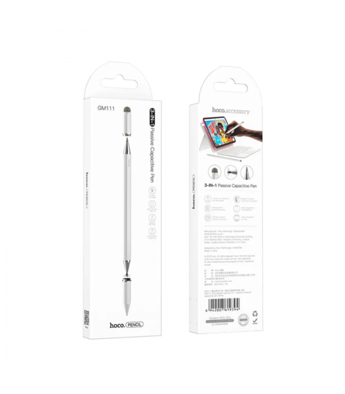 Lápiz Touch Stylus Universal Hoco 3 en 1