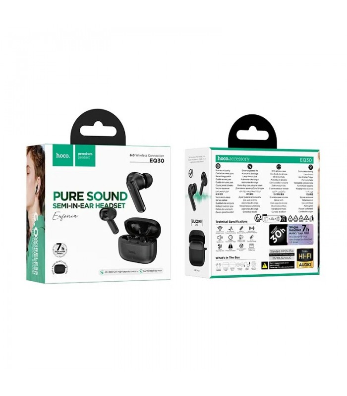 Audífonos Hoco EQ30 In Ear Bluetooth