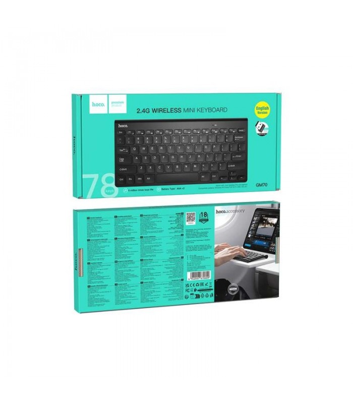 Teclado Hoco GM70 Mini Inalámbrico