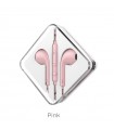 Audífono Hoco M55 Rosado con Micrófono