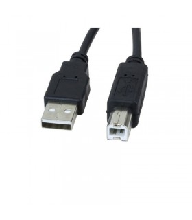 Cable USB para Impresora 1,5 Metros Negro
