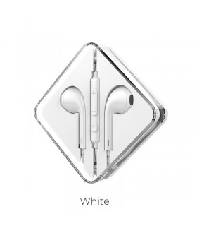 Audífono Hoco M55 Blanco con Micrófono
