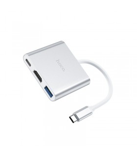 Hub Hoco HB14 USB-C con USB 3.0 HDMI y PD
