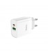 Cargador Hoco C80A USB-A y USB-C Certificado