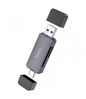Lector de Tarjetas Hoco 2 en 1 USB