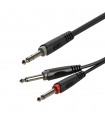 Cable de Audio jack 6.3mm (Y) 5 metros