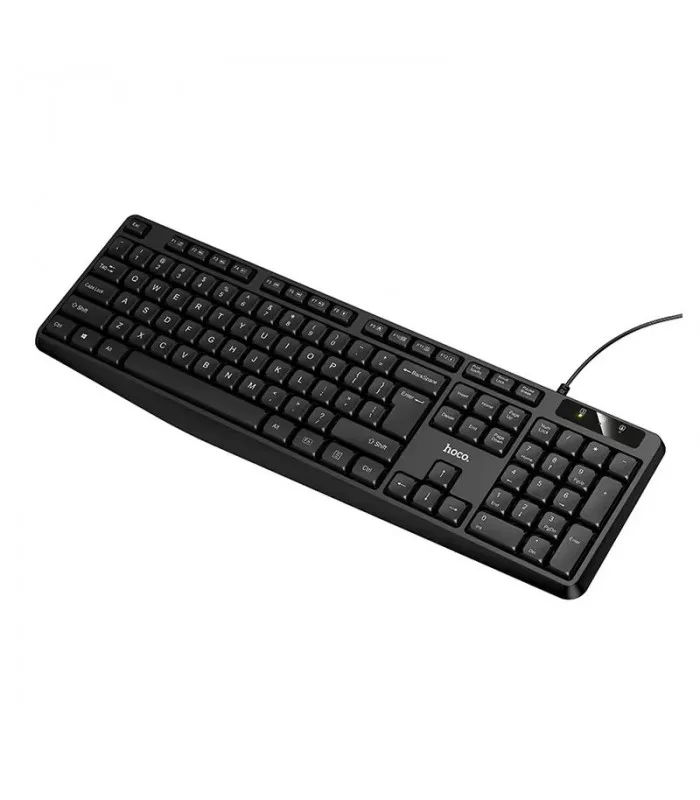Teclado Hoco GM60 USB Inglés sin Ñ Negro